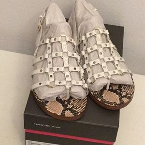 - Vince CAMUTO Richintie  studded sandals 8.5.